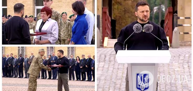 Będzie zwycięstwo! Zeleński wręczył odznaczenia państwowe obrońcom Ukrainy w Kijowie. Wideo