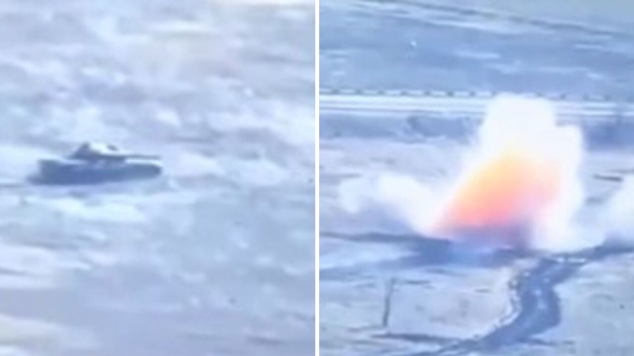 Ukraińskie Siły Zbrojne zorganizowały "sprinterski wyścig" po czołg wroga w Zaporożu i zamieniły go w złom. Wideo