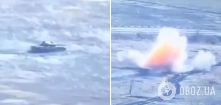 Ukraińskie Siły Zbrojne zorganizowały "sprinterski wyścig" po czołg wroga w Zaporożu i zamieniły go w złom. Wideo