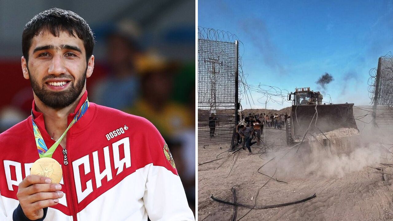 Rosyjski mistrz olimpijski zdyskwalifikowany za wywieszenie palestyńskiej flagi