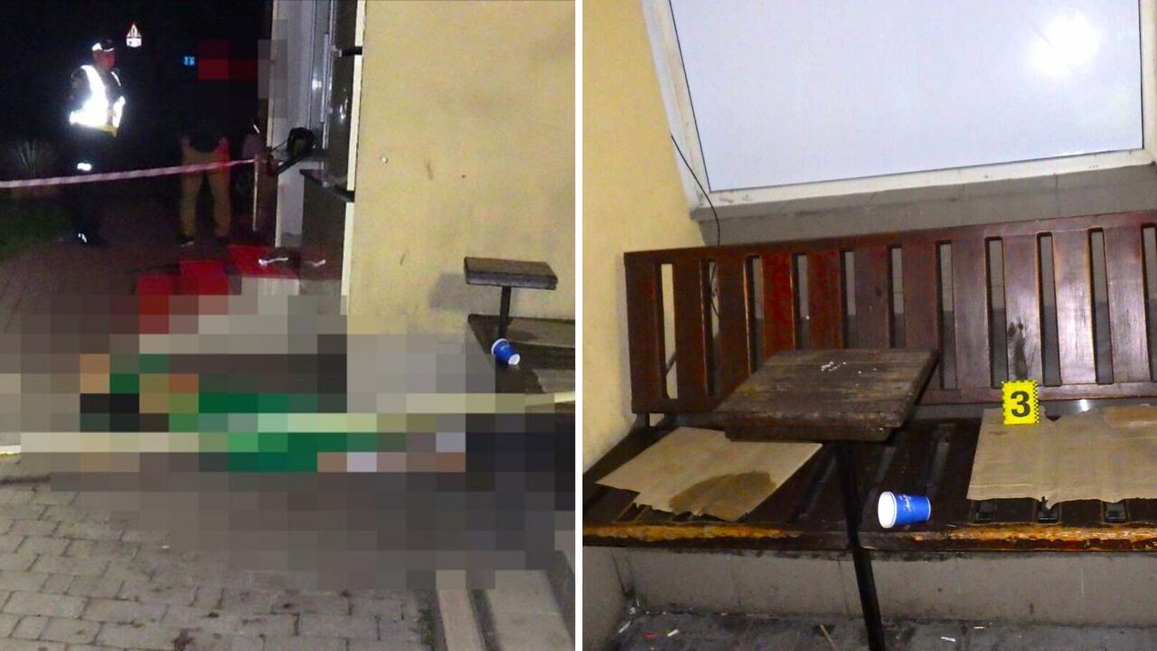 Kobieta zasztyletowana na środku ulicy w Iwano-Frankowsku