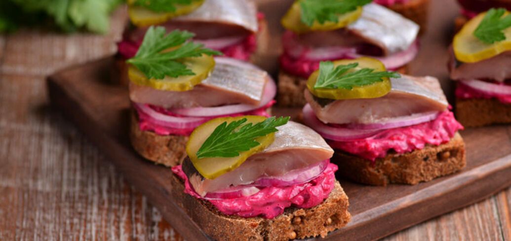 Recipe for sandwiches