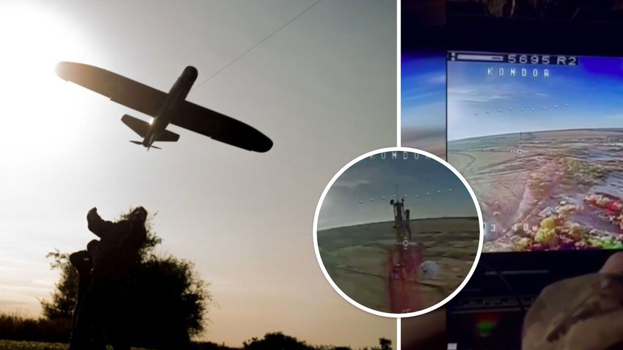 Dron Gwardii Narodowej niszczy rosyjską wieżę walki elektronicznej w sektorze Kupiańska: spektakularne wideo
