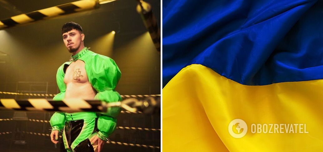 Finland's Eurovision Song Contest 2023 participant plays a fool after desecrating Ukraine's flag in Estonia