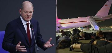 Air raid alert caught Scholz while leaving Israel: how the German Chancellor reacted. Photo and video