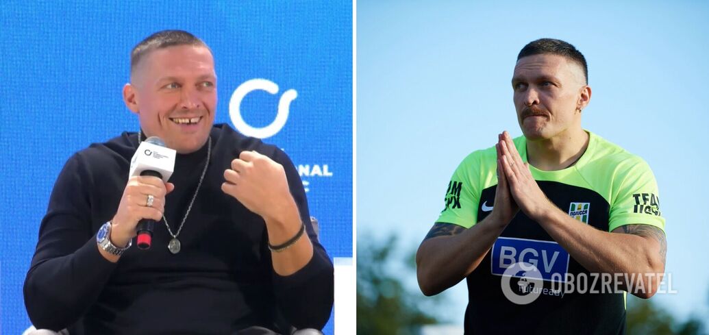 "I can't drink as much beer as I want." Usyk sparks laughter with confession about his addiction