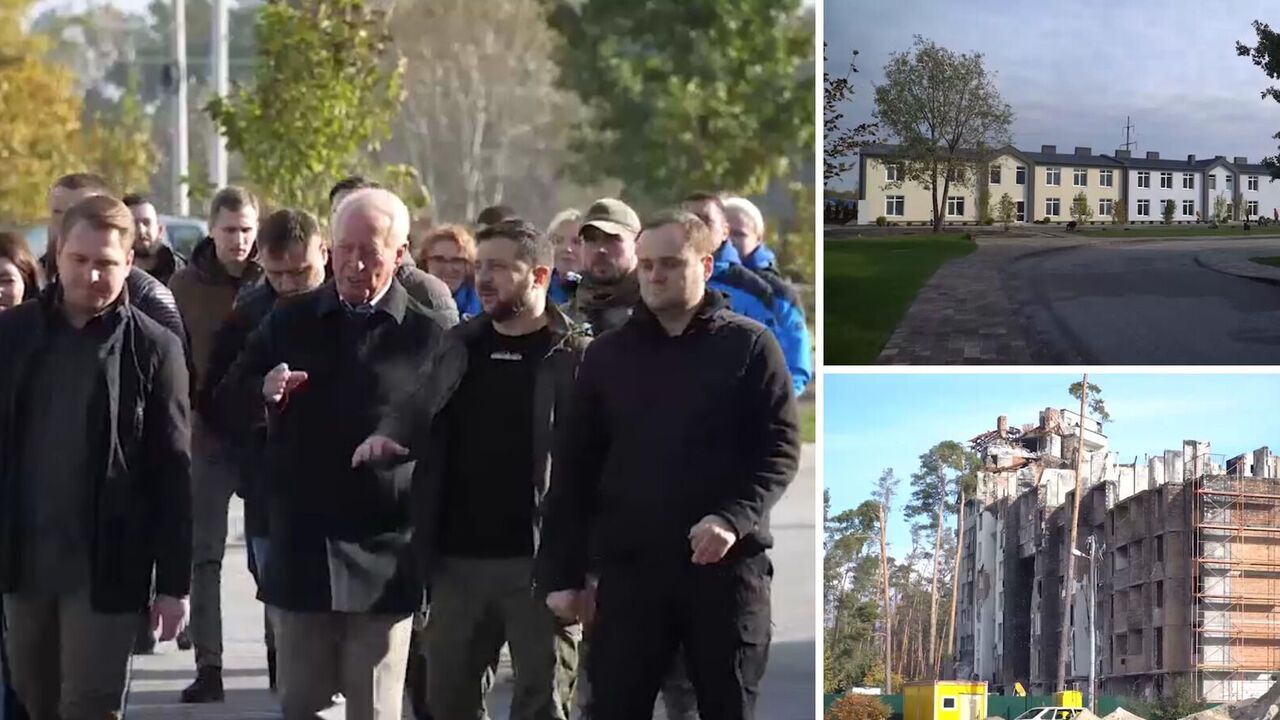 "Ukraine will never be a country of ruins": Zelensky visited Kyiv region to assess the construction of housing for people who lost their homes due to war. Video