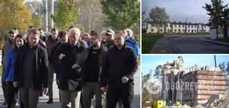 'Ukraina nigdy nie będzie krajem ruin': Zeleński odwiedził region Kijowa, by ocenić budowę mieszkań dla osób, które straciły domy w wyniku wojny. Wideo