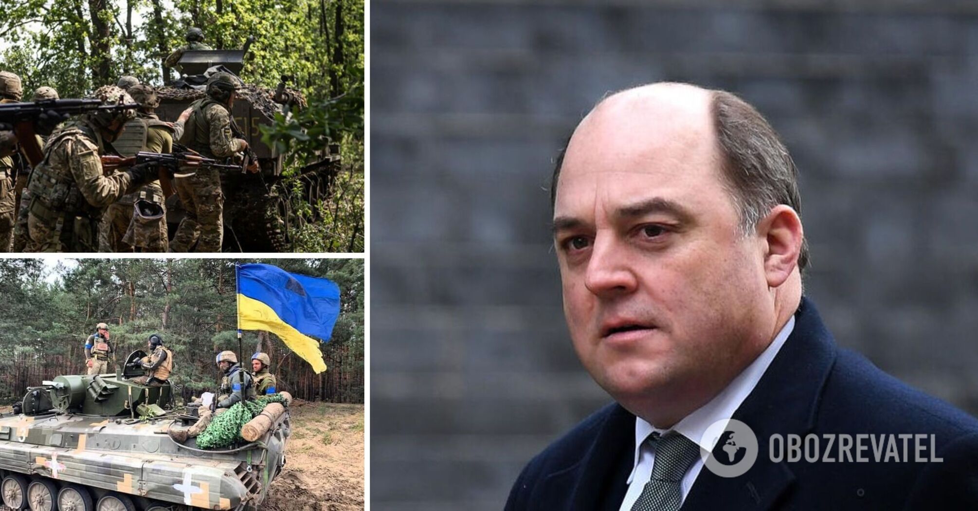 Ben Wallace speaks about the counteroffensive of the Defense Forces