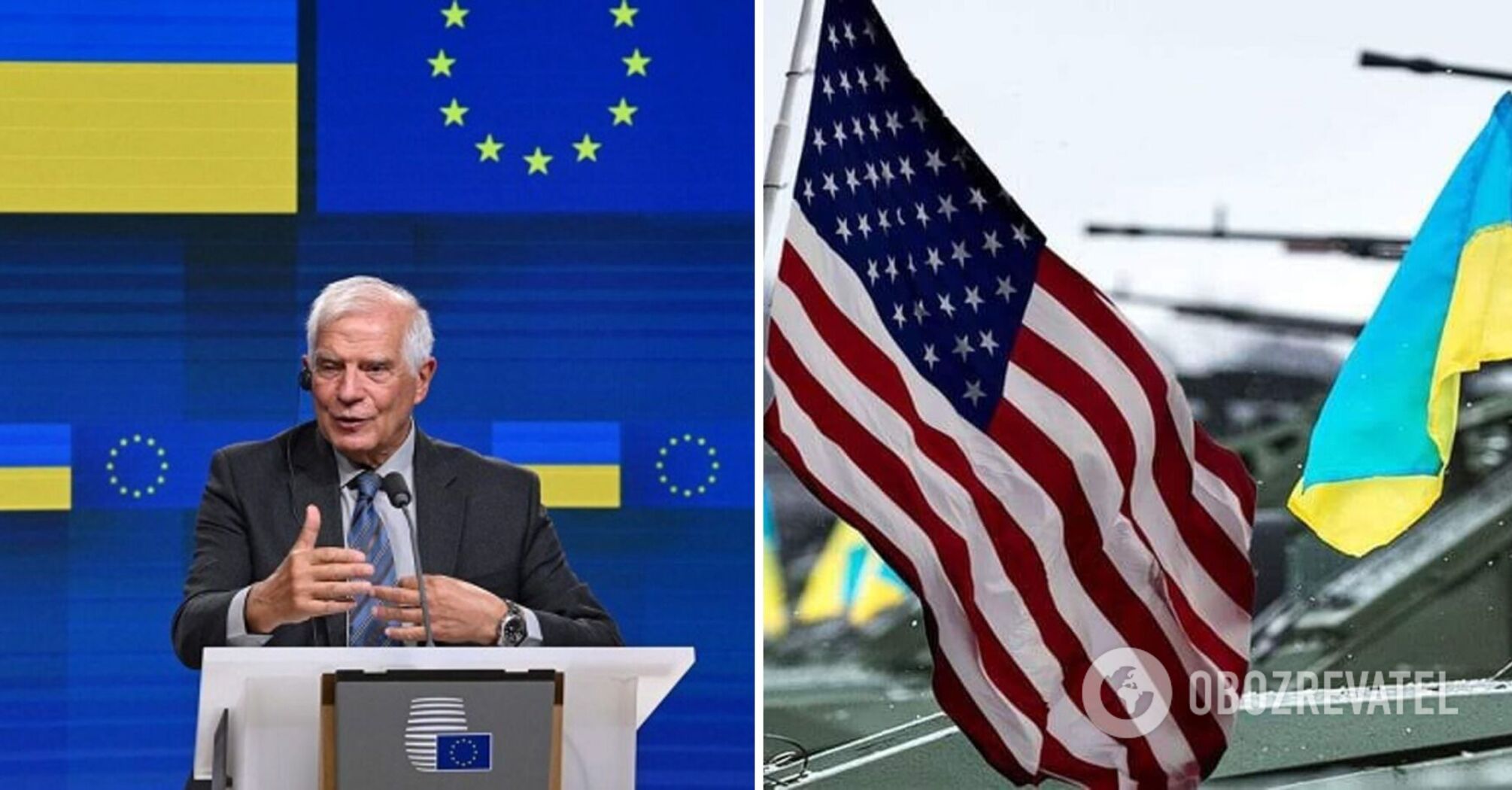 Budżet zostanie zrewidowany: Borrell wyraża przekonanie, że USA będą nadal wspierać Ukrainę