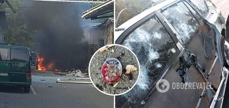 Okupanci ostrzelali firmę transportową w Chersoniu, samochód policyjny został trafiony: jedna osoba zginęła. Zdjęcia i filmy