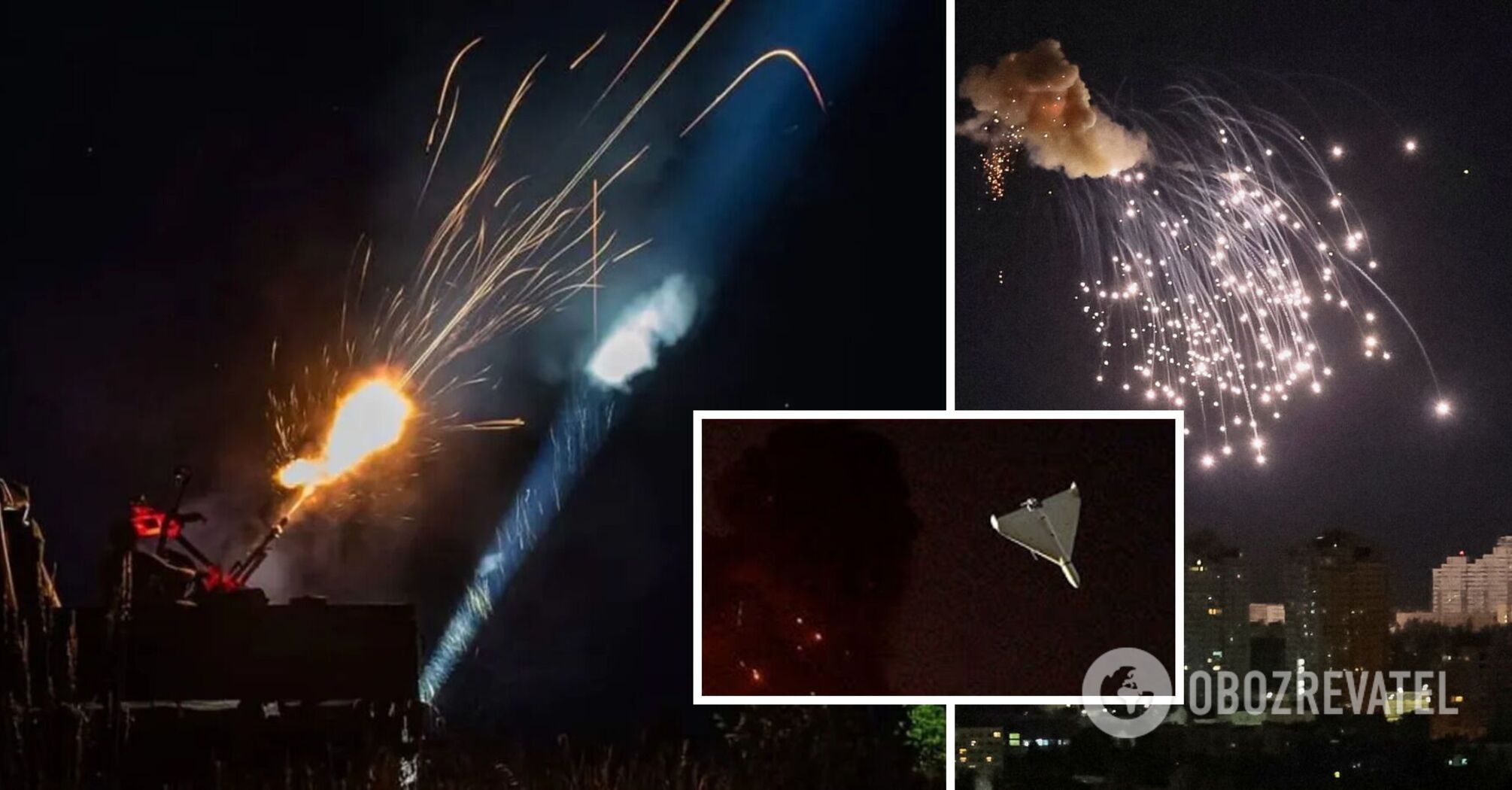 Occupants attacked Dnipropetrovsk region with drones at night, three UAVs shot down