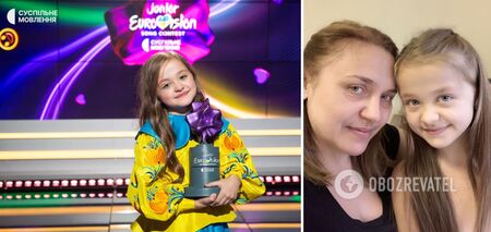 'Everyone was crying yesterday!' Mother and fellow villagers of Nastia Dymyd, who will represent Ukraine at Junior Eurovision, tell about her victory