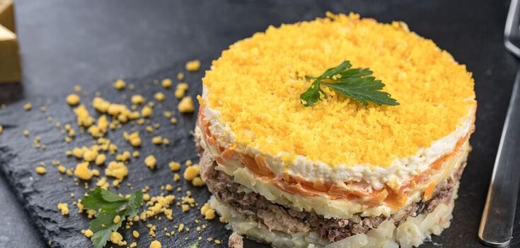 How to cook Mimosa salad in a new way: add one ingredient for a better taste