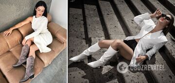 Zlata Ognevich showed the perfect shoes for fall 2023: what to wear with cowboy boots