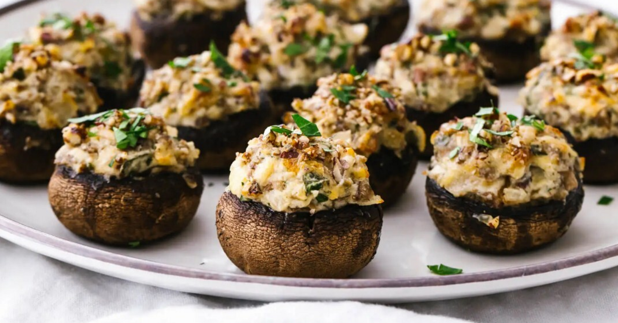 Recipe for stuffed mushrooms