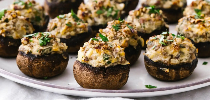 Recipe for stuffed mushrooms