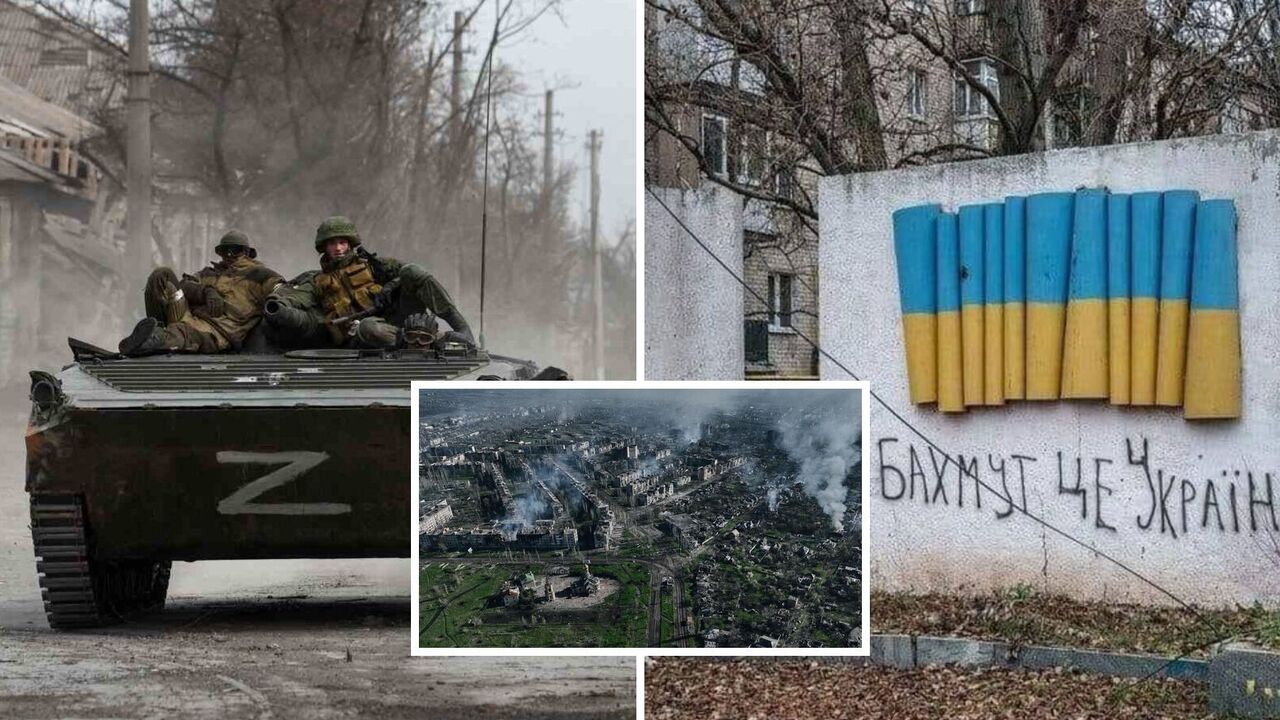 Fighting near Bakhmut in Donbas