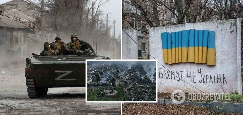 Walki w pobliżu Bachmutu w Donbasie