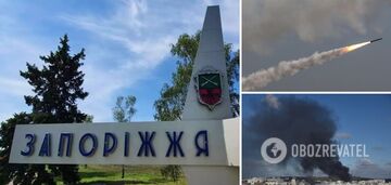 Okupanci zaatakowali Zaporoże rakietami balistycznymi: jedna trafiła w terytorium przedsiębiorstwa