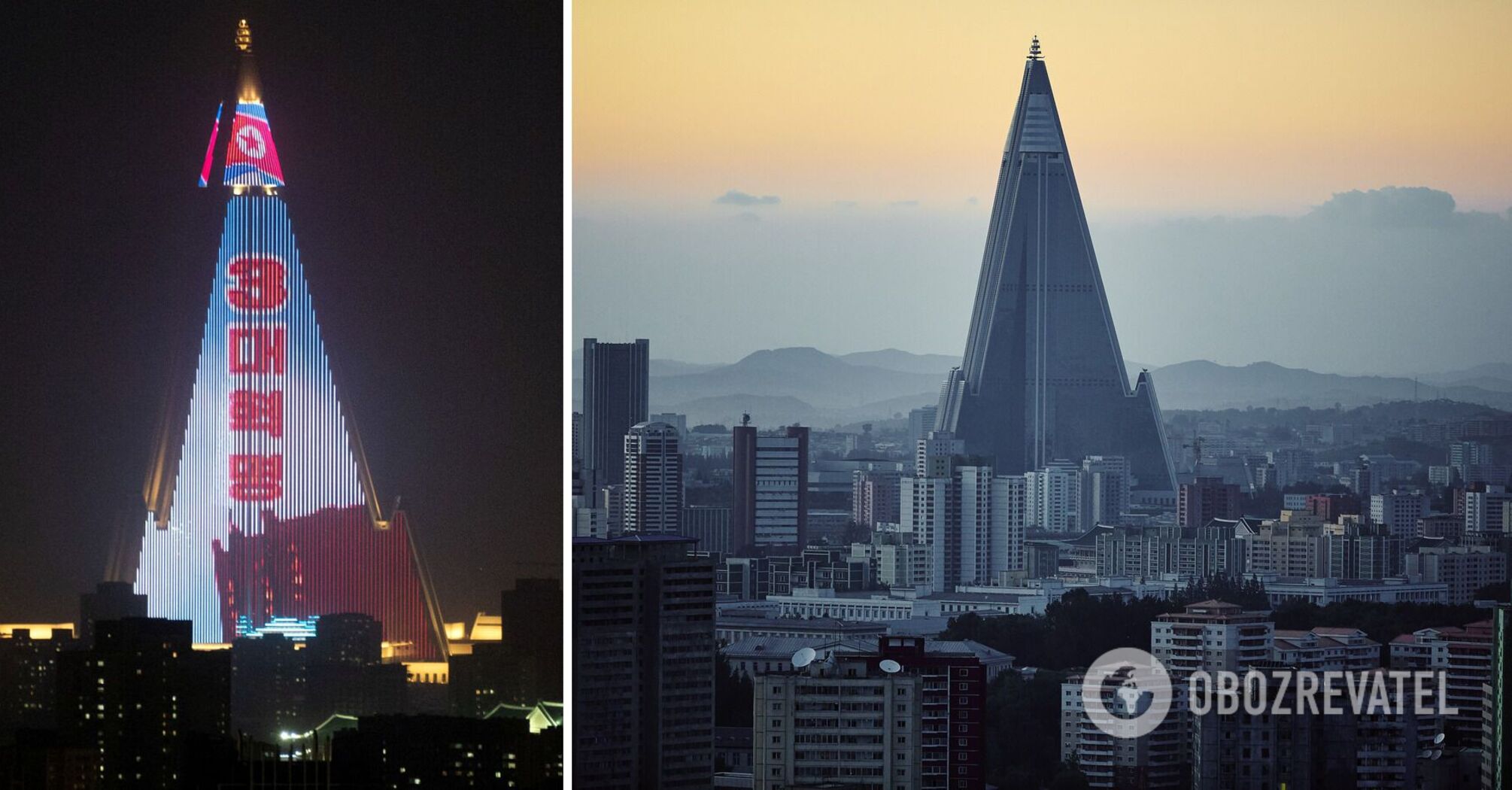 Jak wygląda wart prawie 2 miliardy dolarów hotel Ryugyong w Korei Północnej i dlaczego nazywany jest "Mordorem"? Zdjęcie