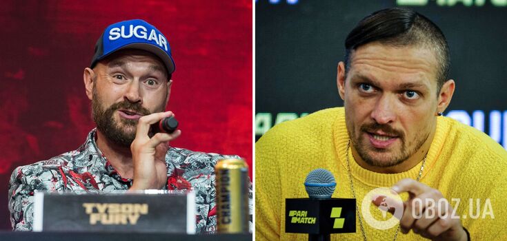 Fury addressed Usyk in one word while answering a question from Ukrainians. Video