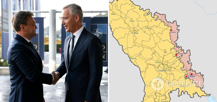 'Russia should withdraw troops from Transnistria': Stoltenberg met with Moldovan prime minister in Brussels 
