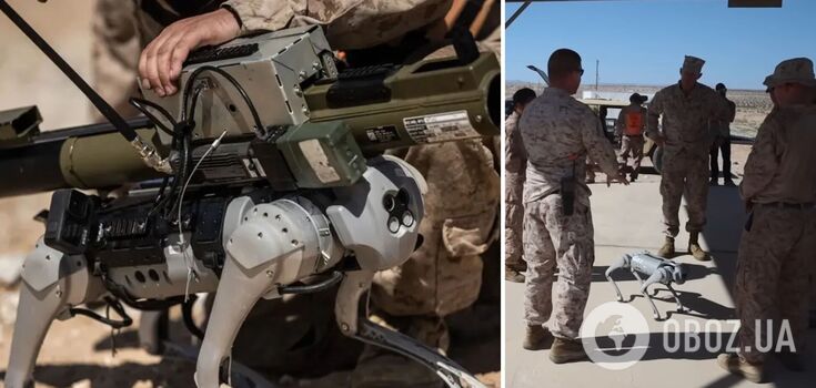 The United States has successfully tested a "robo-goat" armed with a grenade launcher. Photo
