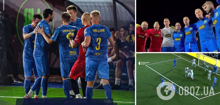 Ukraine started the World Mini Football Championship with an incredible 9:1 victory. Video