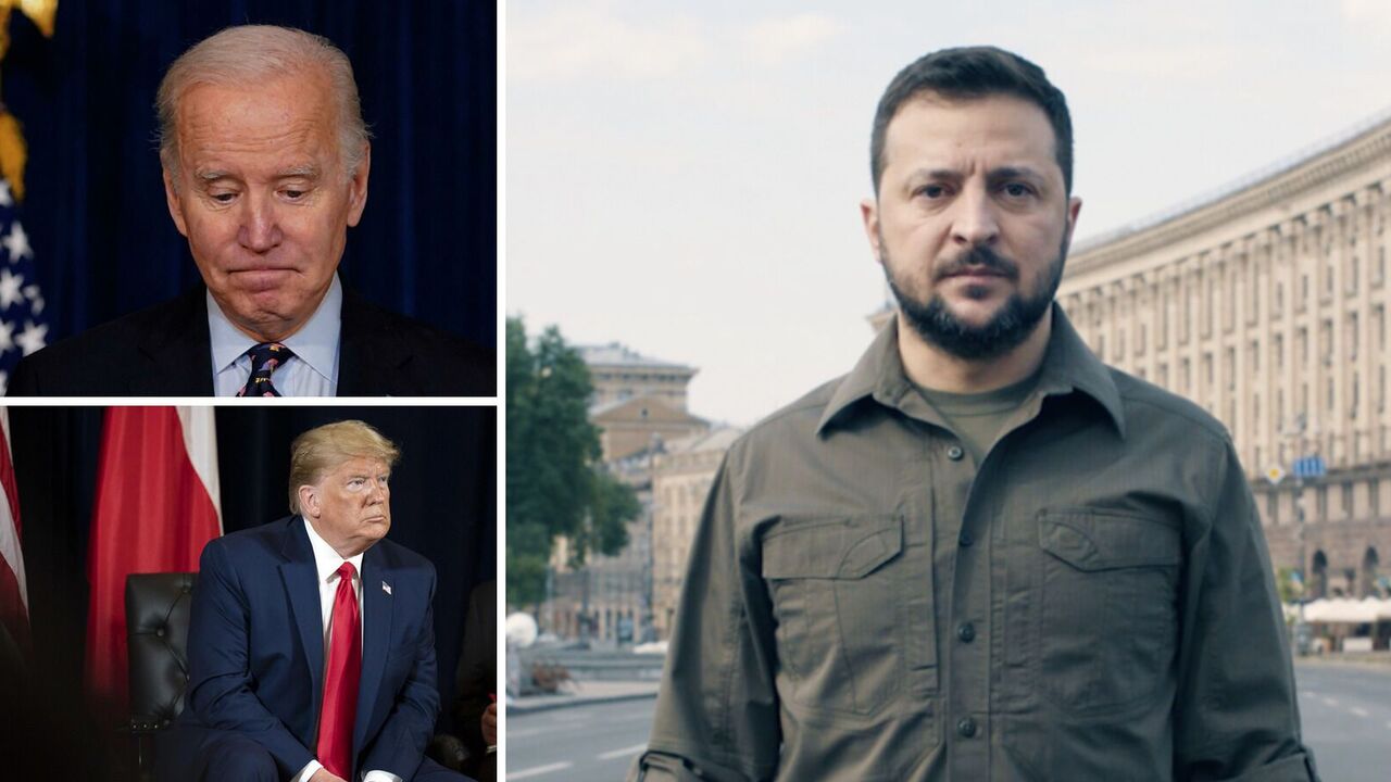Zeleński jest bardziej popularny w USA niż Biden i Trump - amerykański sondaż