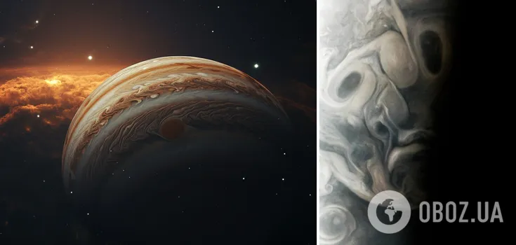 Sonda kosmiczna NASA uchwyciła przerażającą twarz w atmosferze Jowisza. Zdjęcie