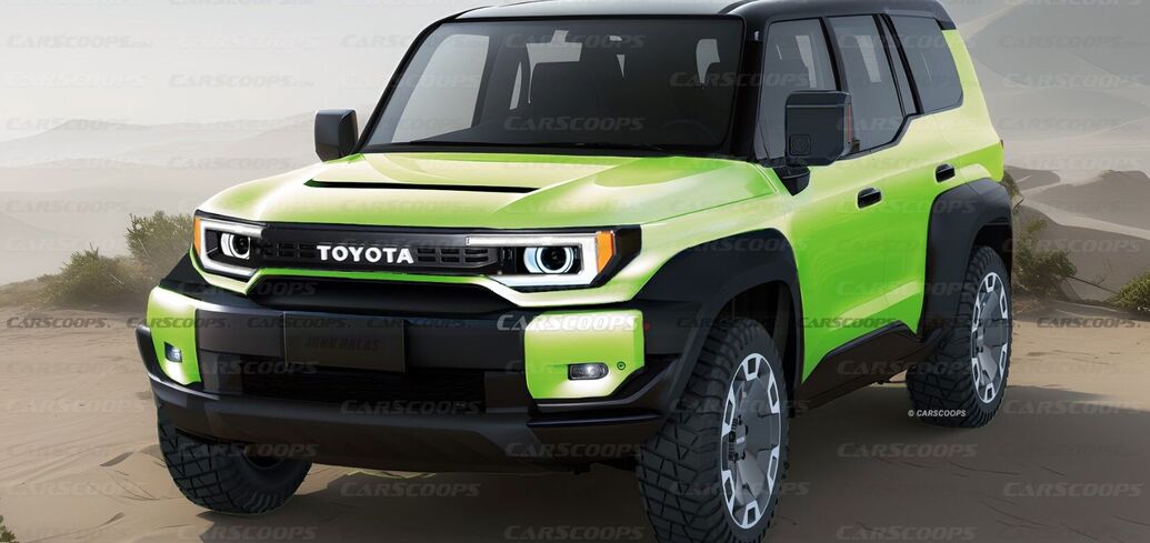 The new Toyota Land Cruiser 2024 SUV is being prepared for the premiere