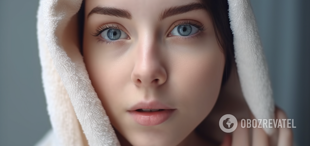 Don't wipe your face with a towel: what could be the problem