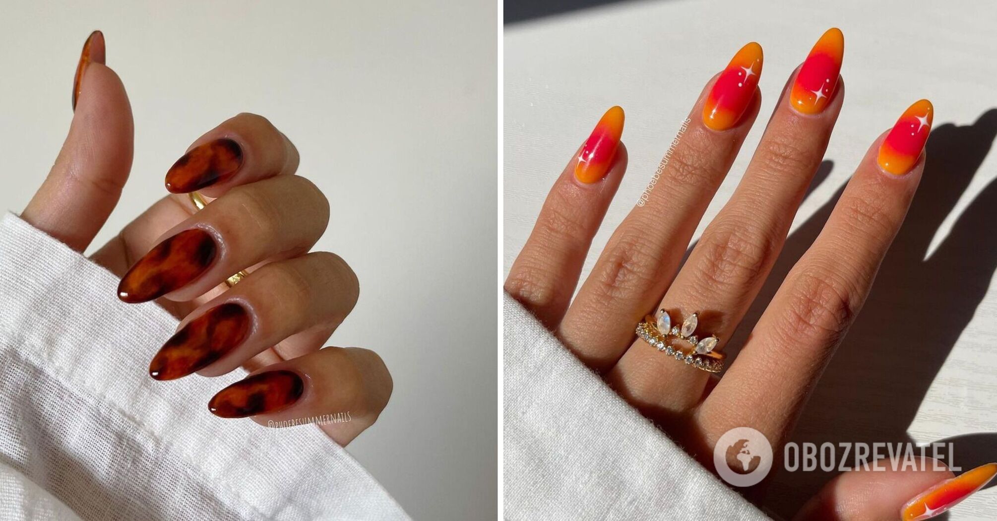 Żółw i kolorowa aura: 6 oryginalnych wzorów jesiennego manicure