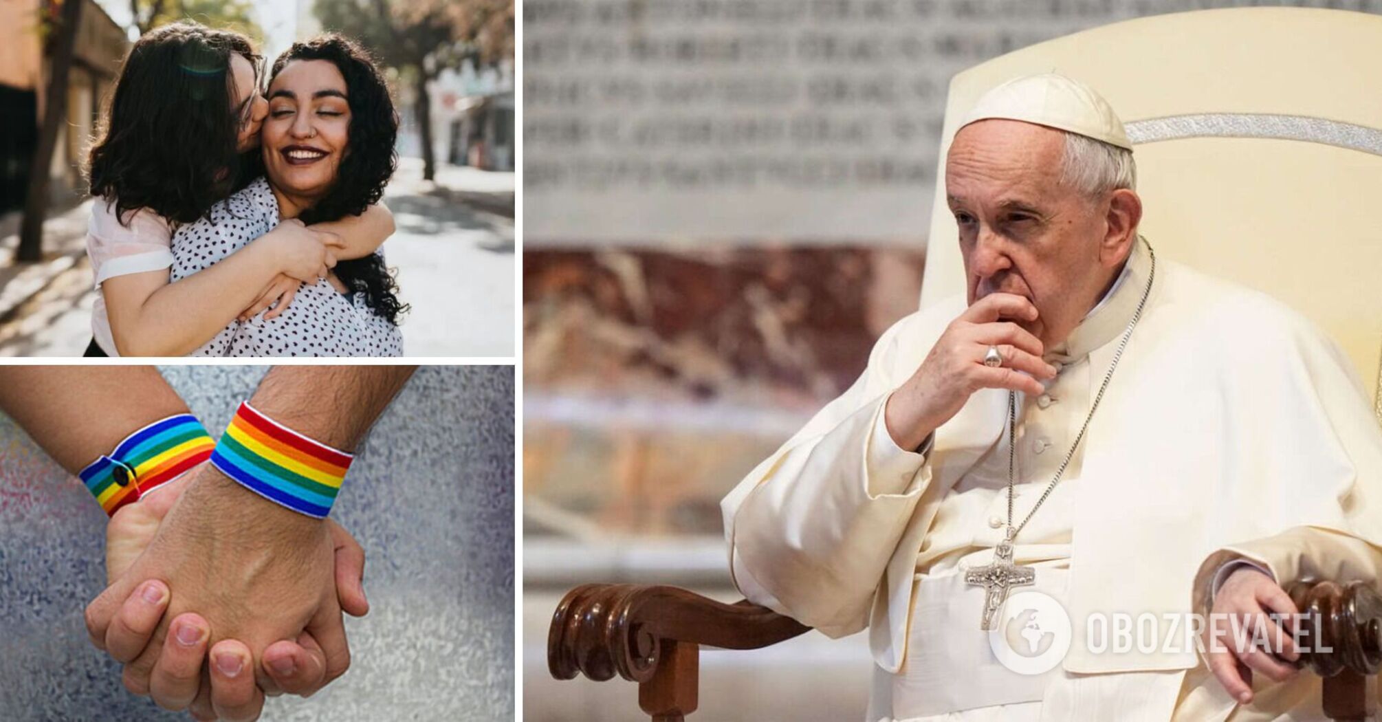 "We cannot be judges": Pope admits Catholic Church can bless same-sex couples