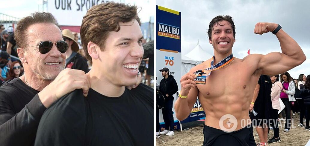 Arnold Schwarzenegger's illegitimate son struck an incredible resemblance to his father. Photo