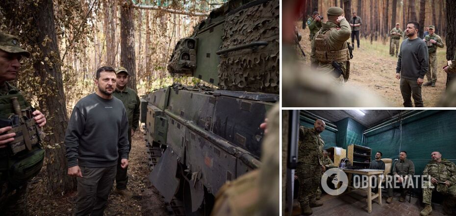'There will definitely be a Ukrainian victory.' Zelenskyy visits Armed Forces brigades performing combat missions in Kupiansko-Lymansk sector. Video