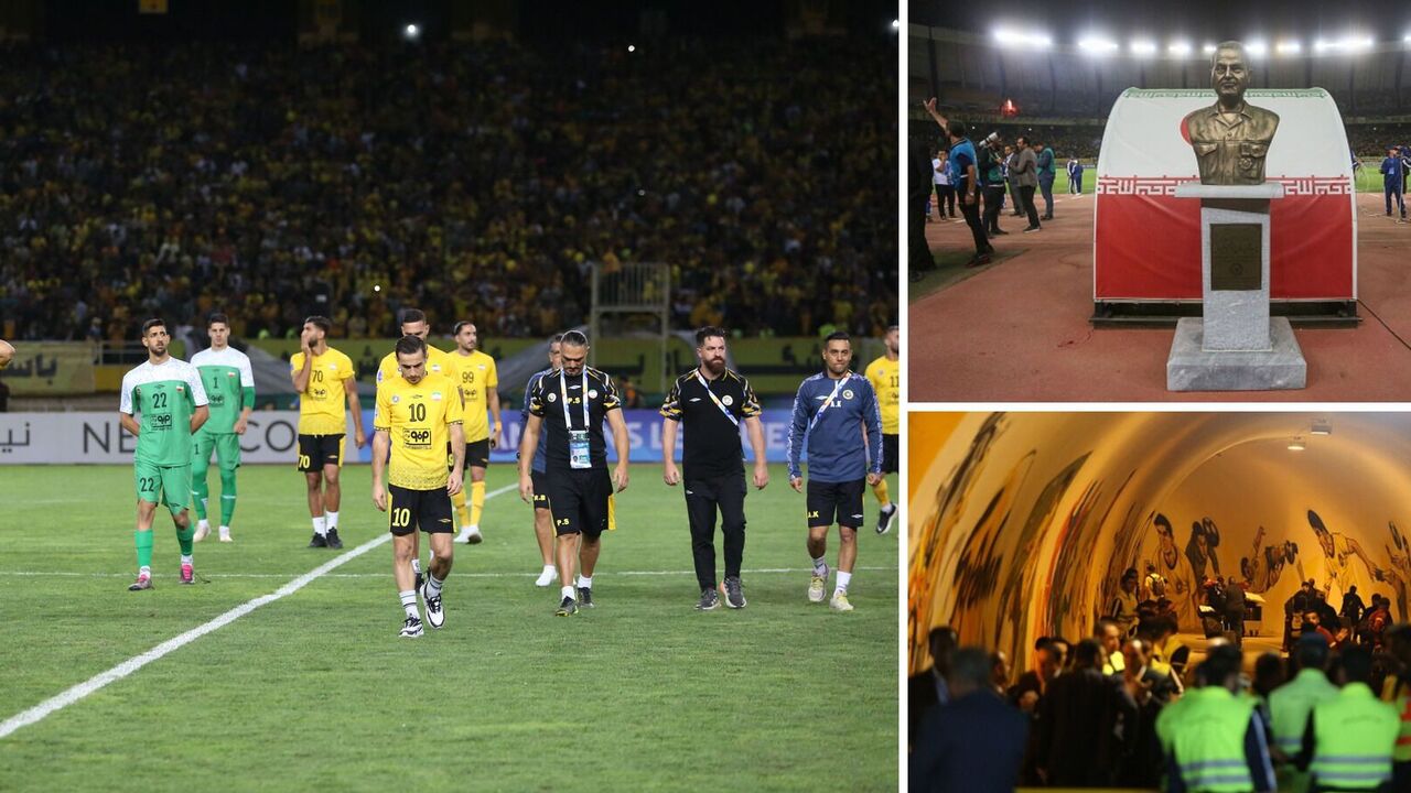 Scandal of the day. The famous club refused to go to a Champions League match in Asia because of the statue. Photo