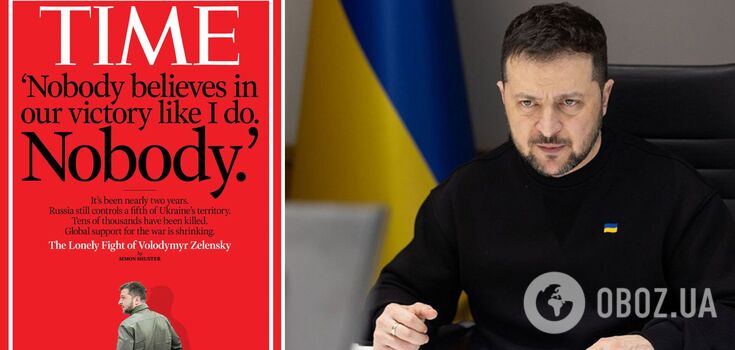 "No one believes in victory like I do": Time magazine dedicated its cover to Zelensky