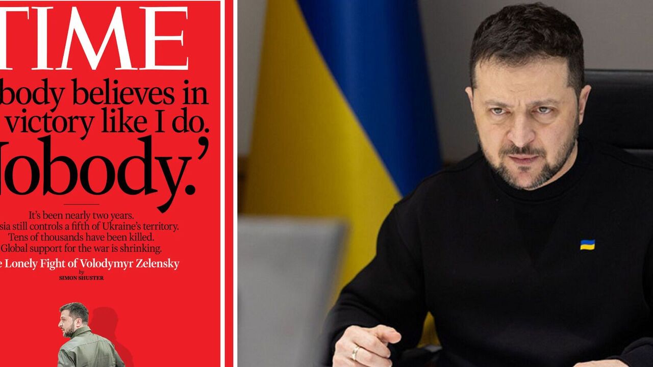 "Nikt nie wierzy w zwycięstwo tak jak ja": magazyn Time poświęca okładkę Zełenskiemu