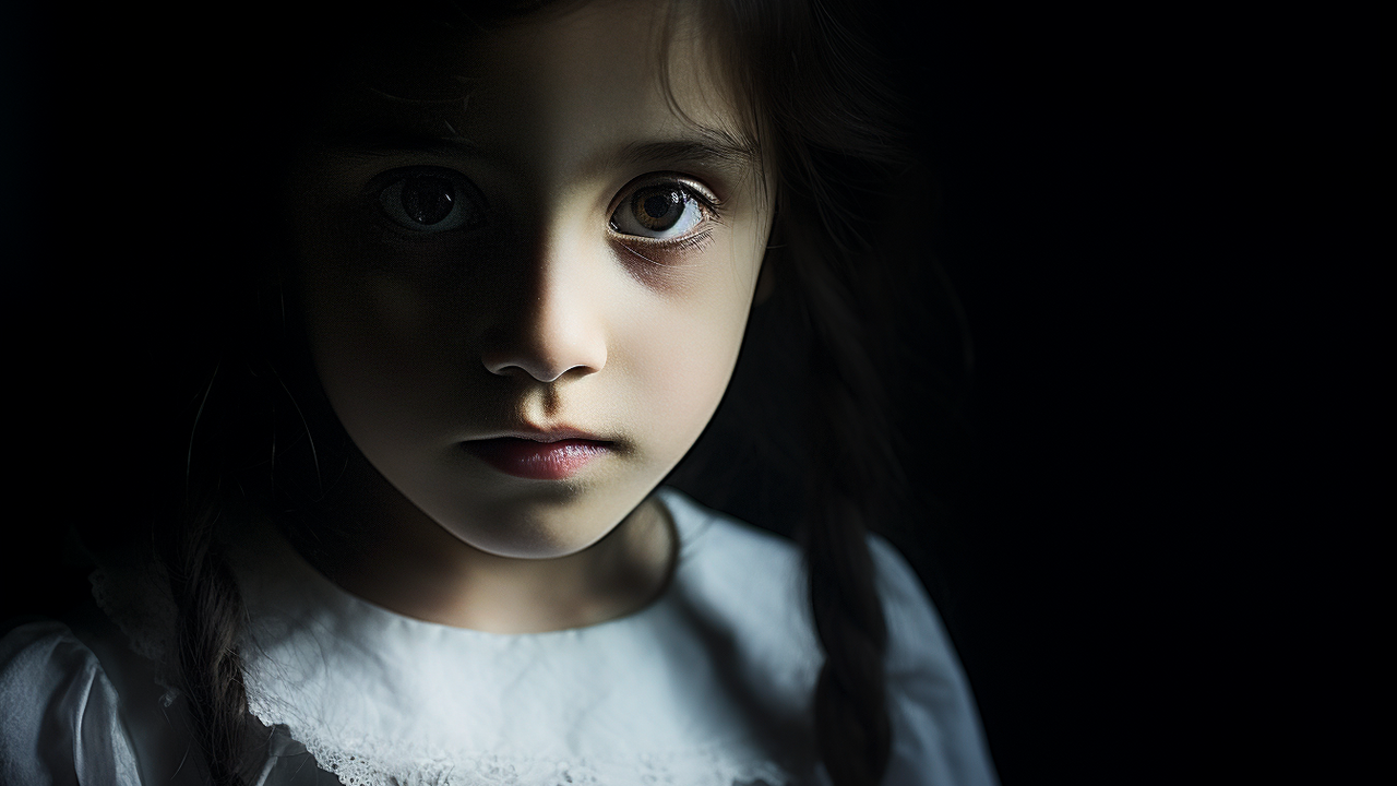 The ghost of a "black-eyed girl" was seen in Britain: legends have long been circulating about her