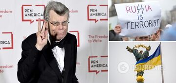 Stephen King addressed Russia on behalf of the whole world