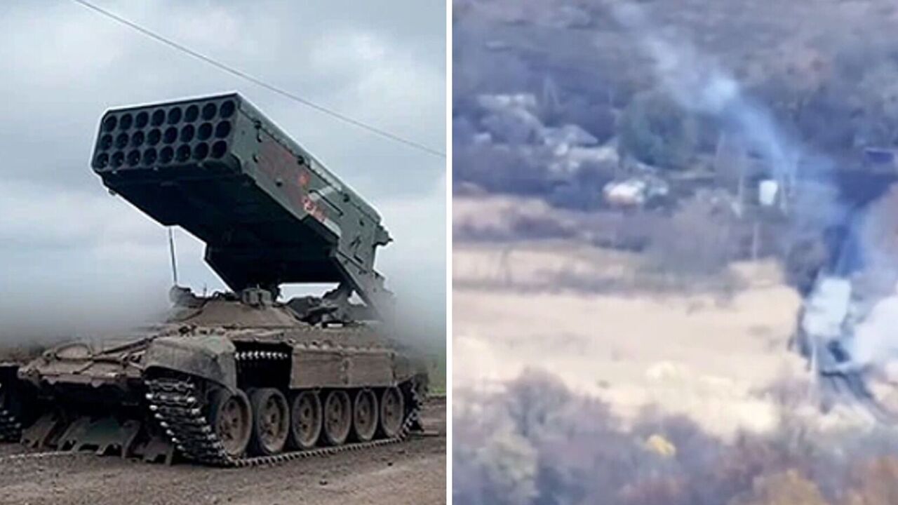 Ukrainian Armed Forces destroyed an enemy flamethrower system "Soncepyok" with an accurate strike, one volley of which costs up to 150 thousand dollars. Video.