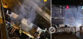 21 people die as passenger bus falls from the bridge in Venice: Ukrainians are among the victims. Video