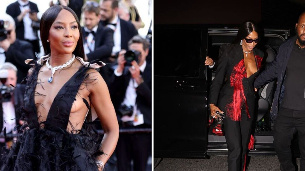 Naomi Campbell prawie pokazała za dużo na Paris Fashion Week bez stanika