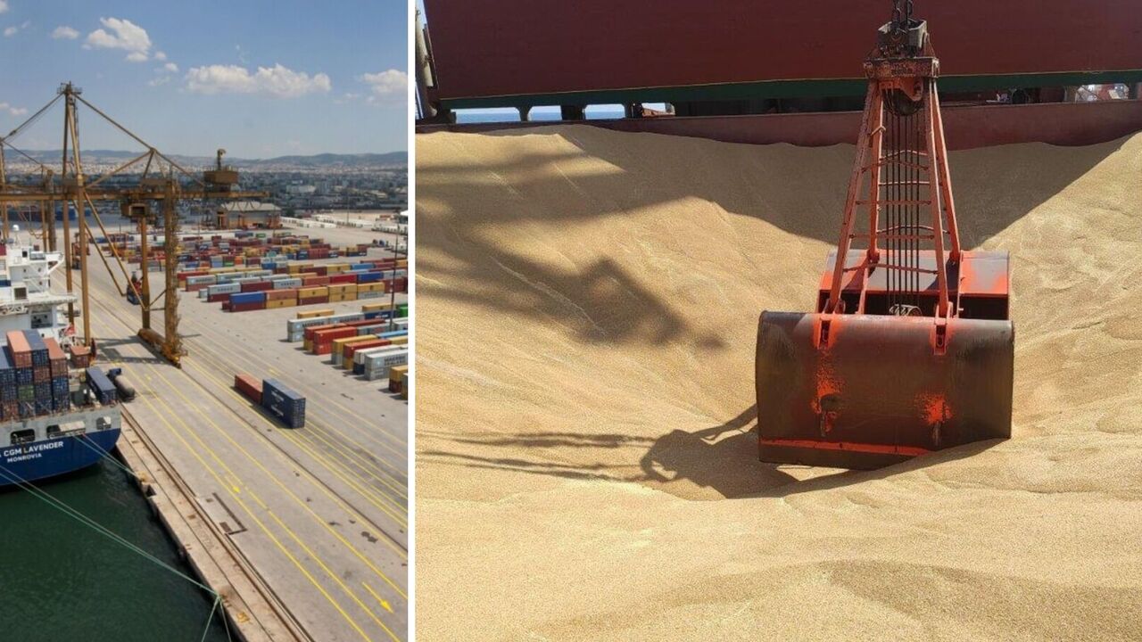 Grain from Ukraine can be transported through Greece