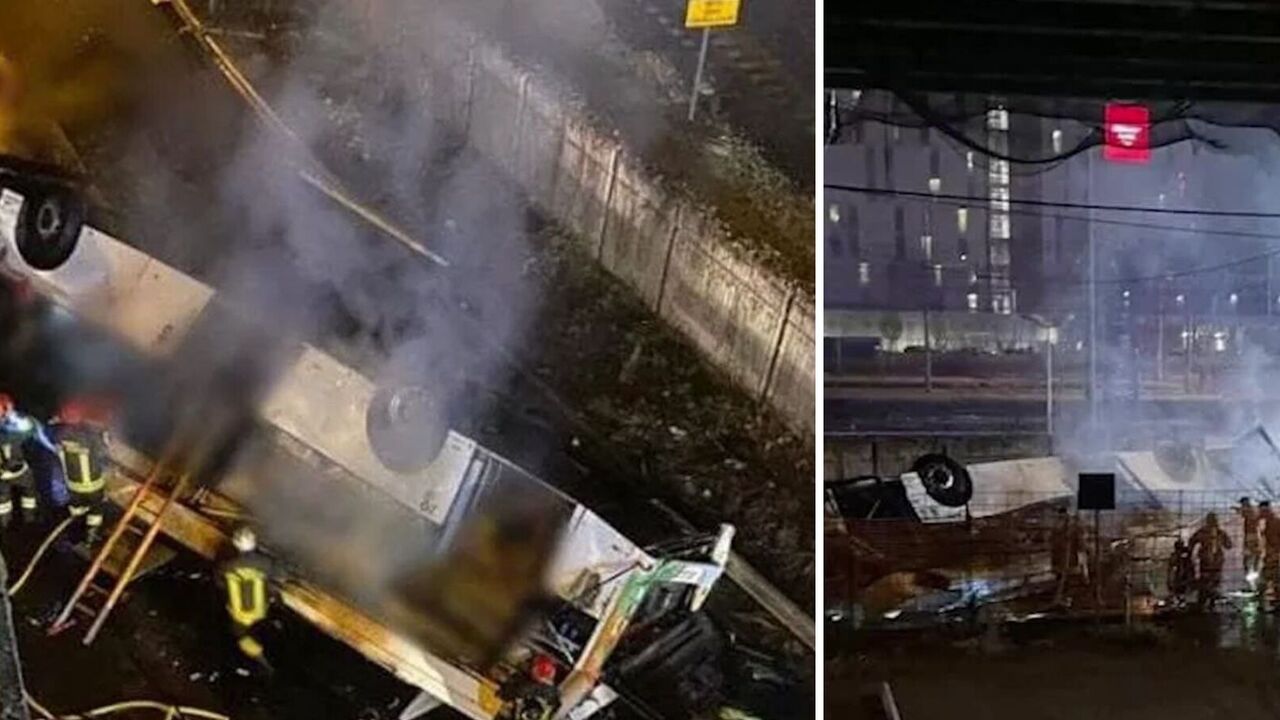 21 people die as passenger bus falls from the bridge in Venice: Ukrainians are among the victims. Video