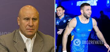 The Russian Olympic champion spouted nonsense about inferior Ukrainians who are "a pity to look at" and got a response