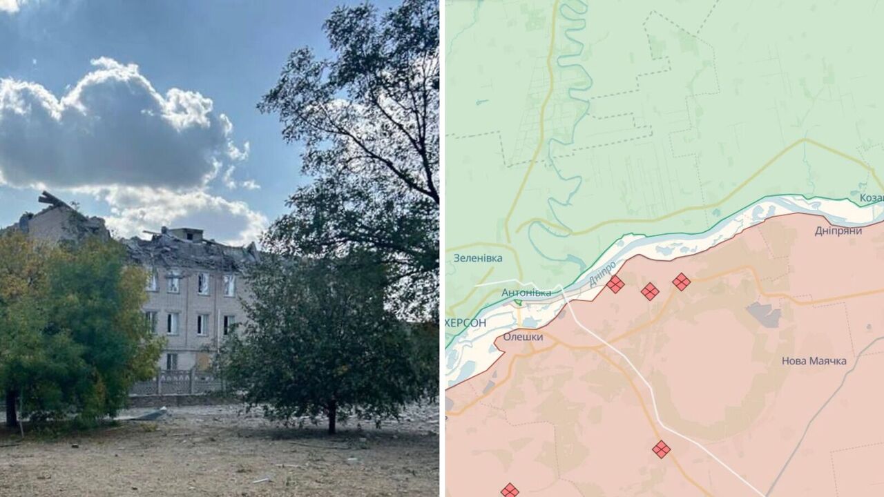 Okupanci uderzyli w szpital i stację pogotowia ratunkowego w Berysławiu, Chersoń: są ofiary. Zdjęcie