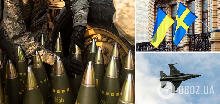 Szwecja przekaże Ukrainie pakiet pomocy wojskowej o wartości 200 mln dolarów: podano warunek przekazania myśliwców